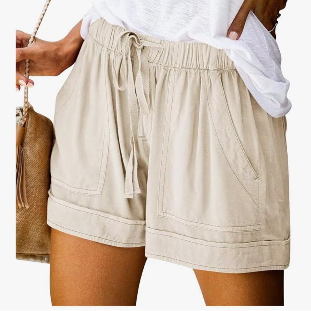 Women's Tan Casual Shorts